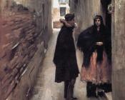 约翰 辛格 萨金特 : Street in Venice